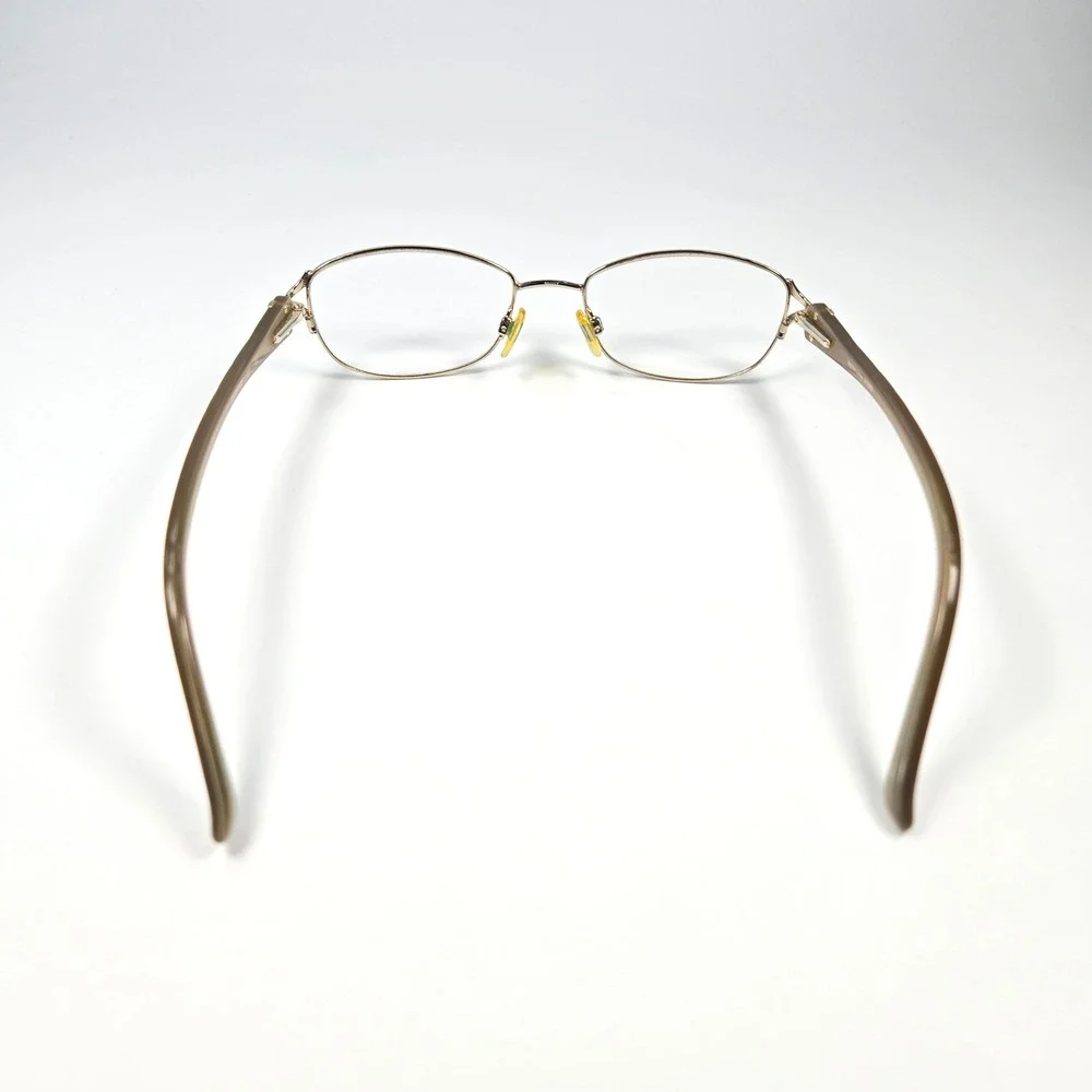 Zyloware Sophia Loren Eyeglasses‎ M169 Gold Tan Oval Metal Frames 50-17-140